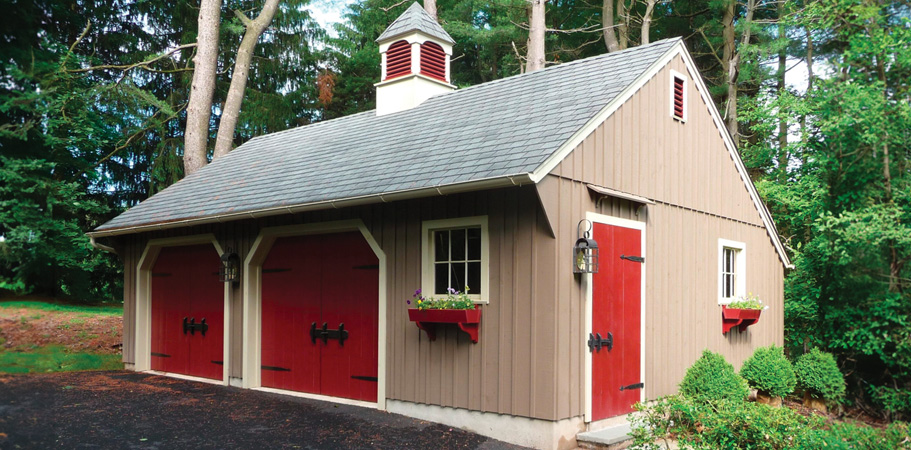 The New England Style Garage