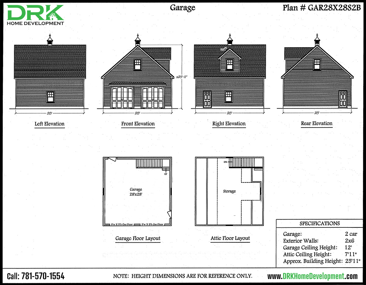 Deluxe Garage Floor Plans