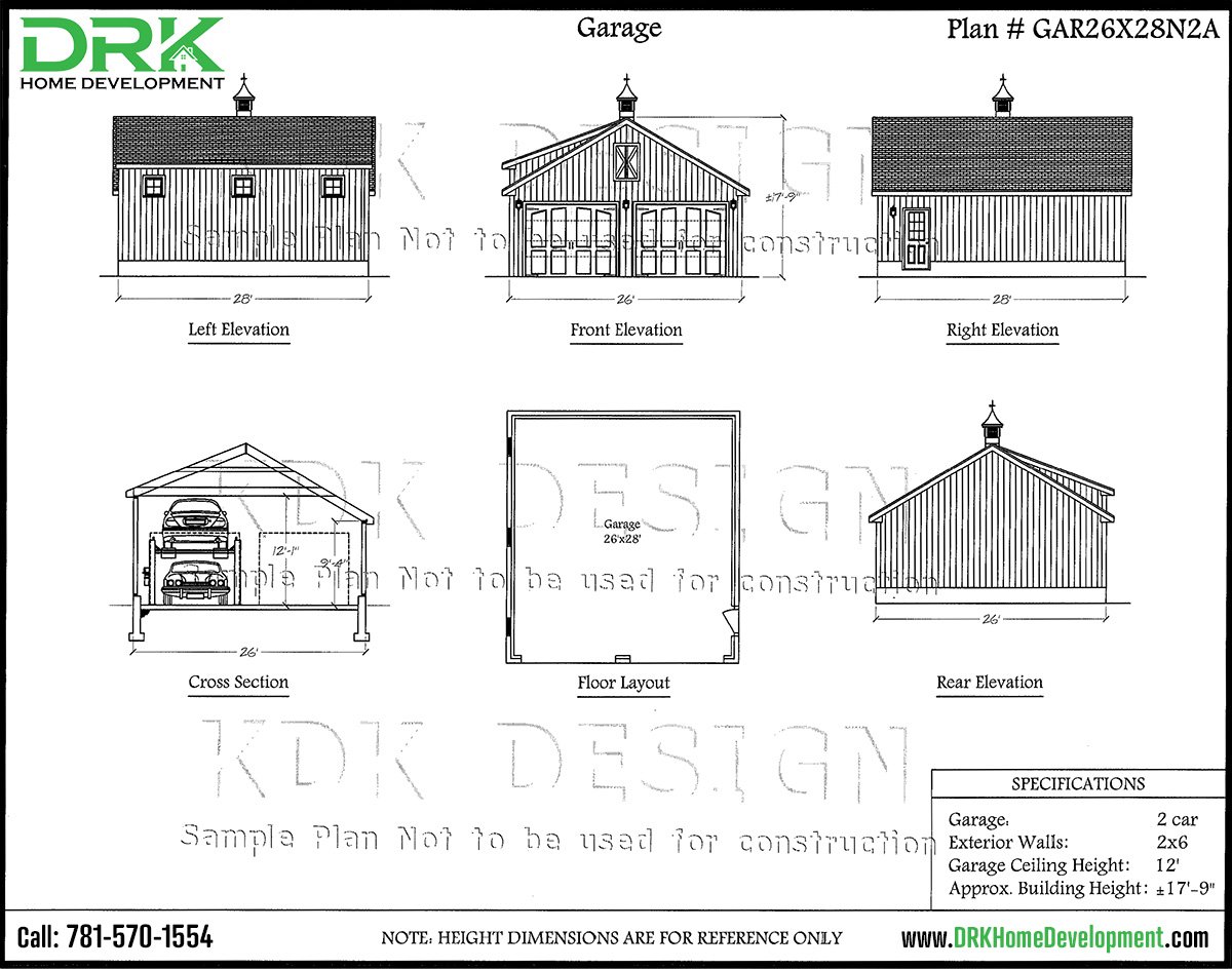 New England Garage Floor Plans