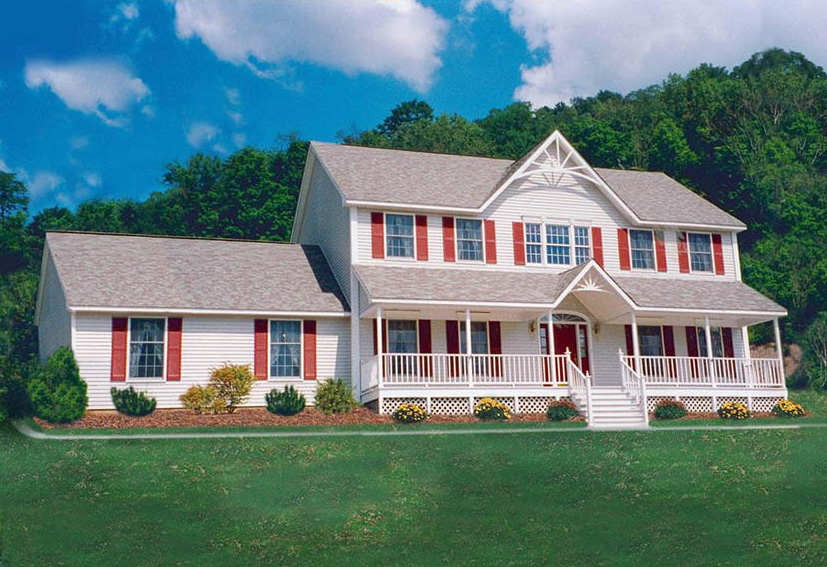 Colonial Two Story Modular Home